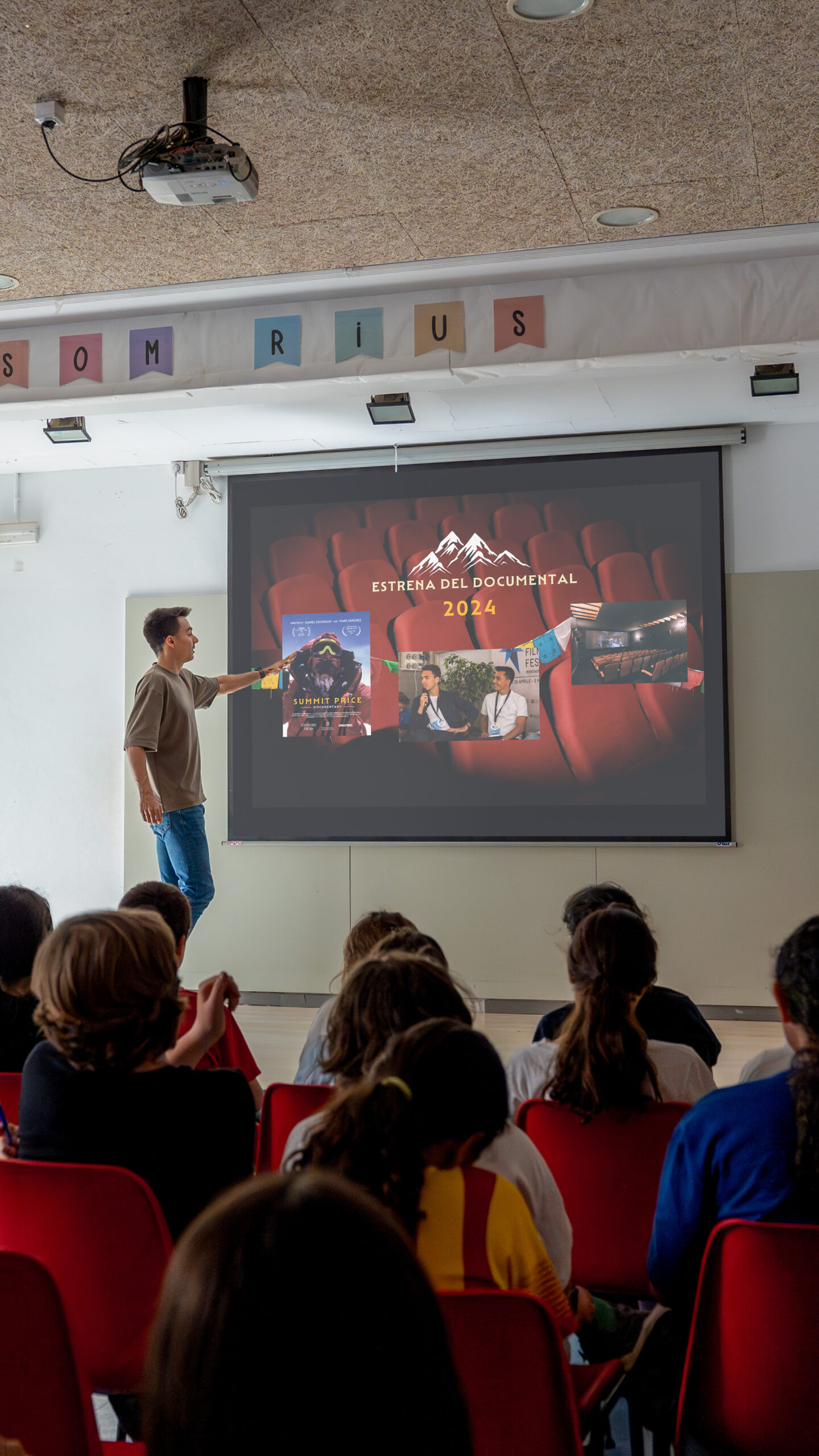 Daniel’s school talk on his documentary