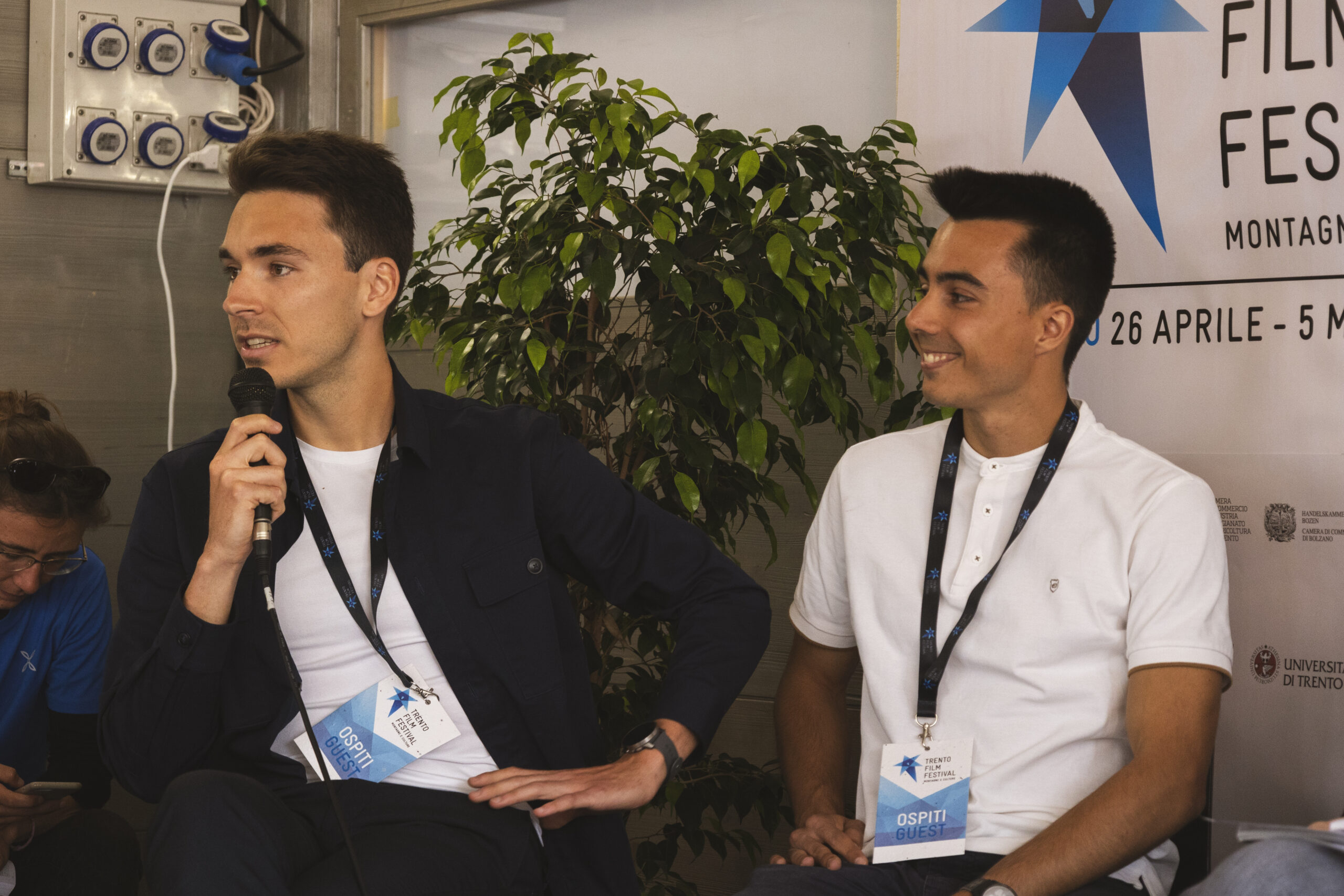 Daniel and Marc at Trento Festival, Italy